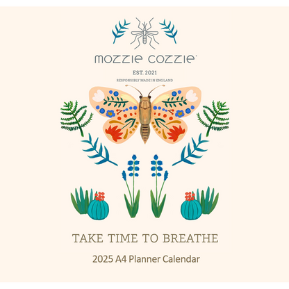 Mozzie Cozzie A4 wall planner calendar - 12 months