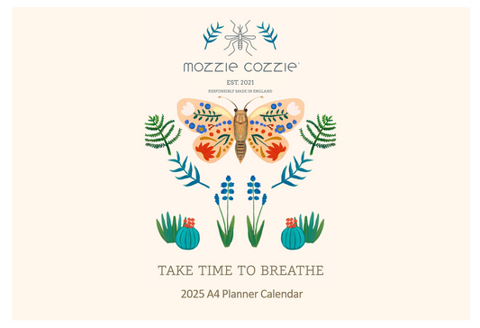 Mozzie Cozzie A4 wall planner calendar - 12 months